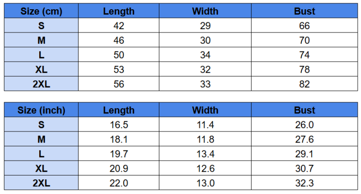 Polo Shirt Kids Size Chart