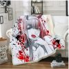 Anime Lover – Cute Girl Fleece Blanket V1
