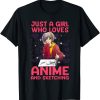 Anime Lover - Girl Anime Merch Sketch T-Shirt