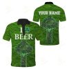 Beer Lover - ST.PATRICK DAY Custom Name Polo Shirt