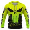 Car Lover - Tow Truck Driver Skull Custom Name Pullover Hoodie
