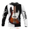 Music Lover – Wooden Guitar Zip Up Hoodie