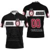 Alabama Crimson Tide Custom Name Number Black Polo Shirt