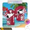 Alabama Crimson Tide Custom Name Snoopy Dog Hawaiian Shirt