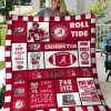 Alabama Crimson Tide Fleece Blanket V7