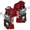 Alabama Crimson Tide Jack Skellington And Zero Polo Shirt