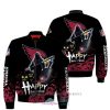 Arizona Cardinals Halloween Black Bomber Jacket
