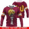 Arizona State Sun Devils Custom Name Number Helmets Pullover Hoodie