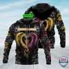 Arizona State Sun Devils Custom Name Special Design Zip Up Hoodie