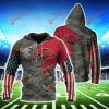 Arkansas Razorbacks American Flag Pullover Hoodie