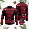 Arkansas Razorbacks Custom Name Red Sweater