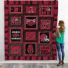 Arkansas Razorbacks Red Quilt Blanket