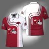 Arkansas Razorbacks Red White Polo Shirt