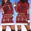 Atlanta Falcons Ugly Christmas Women Hoodie Dress