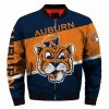 Auburn Tigers Orange Blue Mascot Bomber Jacket
