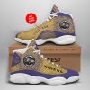 Baltimore Ravens Custom Name Air Jordan 13 Shoes V3