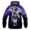 Baltimore Ravens Halloween Night Pullover Hoodie