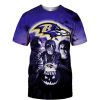 Baltimore Ravens Halloween Night T-Shirt