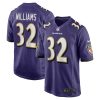 Baltimore Ravens Marcus Williams Nike Purple NFL Game Jersey