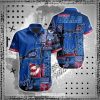Buffalo Bills Royal Blue Skull Hawaiian Shirt V2