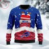 Buffalo Bills Snow Flower Blue Ugly Christmas Sweater