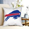 Buffalo Bills White Square Pillow Case