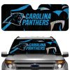 Carolina Panthers Black Car Sunshade
