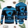 Carolina Panthers Blue Black Ugly Christmas Sweater V5