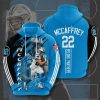 Carolina Panthers Christian McCaffrey Panther Blue Black Pullover Hoodie