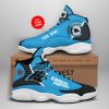 Carolina Panthers Custom Name Air Jordan 13 Shoes V1