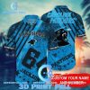 Carolina Panthers Custom Name Number Hawaiian Shirt