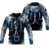 Carolina Panthers Skull Smoke Pullover Hoodie