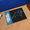 Carolina Panthers Uniforn Inspired Rubber Doormat