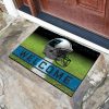 Carolina Panthers Welcome Rubber Doormat