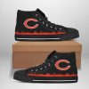 Chicago Bears Black Orange Ambient High Top Shoes