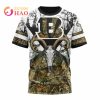 Cincinnati Bengals Custom Name Number Deer Skull T-Shirt