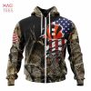 Cincinnati Bengals Custom Name Number Forest Zip Up Hoodie