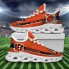 Cincinnati Bengals Custom Name Orange Max Soul Shoes