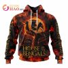 Cincinnati Bengals Dragon Orange Black Pullover Hoodie