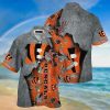 Cincinnati Bengals Grey Orange Hawaiian Shirt
