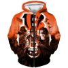 Cincinnati Bengals Halloween Night Zip Up Hoodie