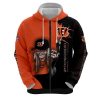 Cincinnati Bengals Iron Maiden Zip Up Hoodie