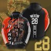 Cincinnati Bengals Joe Mixon Orange Black Pullover Hoodie V2