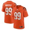Cincinnati Bengals Myles Murphy Nike Orange NFL Game Jersey