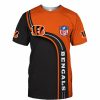Cincinnati Bengals Orange Black T-Shirt V5