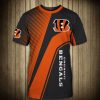 Cincinnati Bengals Orange Black T-Shirt V8