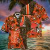 Cleveland Browns Coconut Tree Orange Hawaiian Shirt