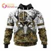 Cleveland Browns Custom Name Number Deer Skull Pullover Hoodie