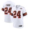 Cleveland Browns Nick Chubb Nike White Alternate NFL Game Jersey