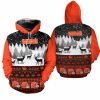 Cleveland Browns Orange Christmas Pullover Hoodie